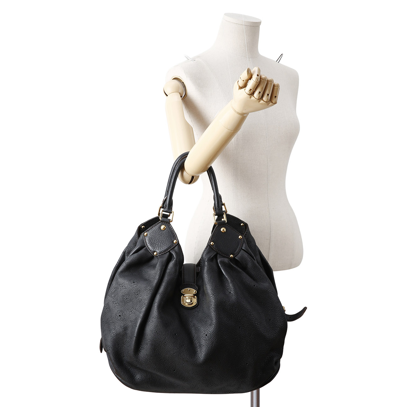 LOUIS VUITTON(USED)루이비통 마히나 레더 토트백